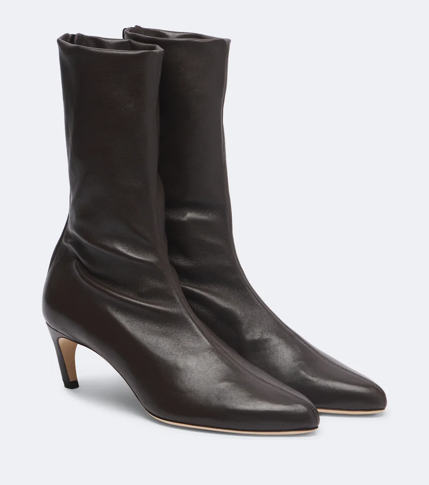 Harlow leather ankle boots