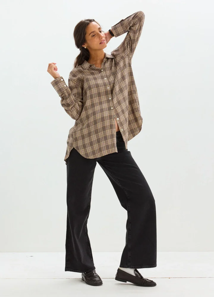 Relaxed Wide Leg Maternity Jean