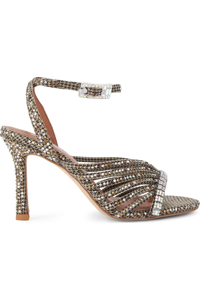 Crystal Ankle Strap Sandal