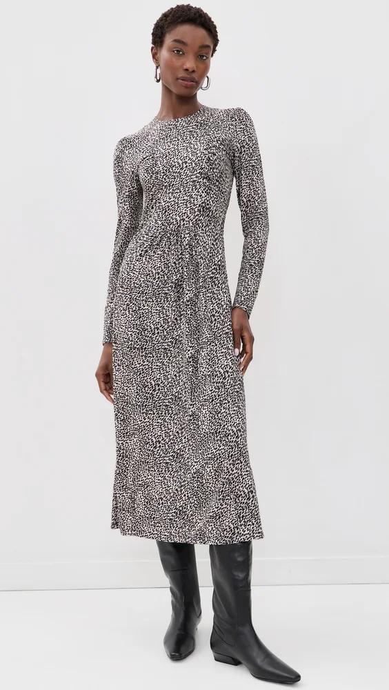 Charlize Cheetah Print Dress