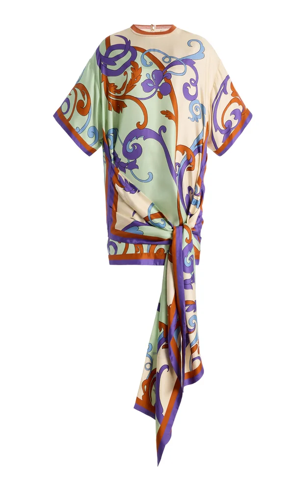 Exclusive La Isla Franco Silk Twill Mini Dress