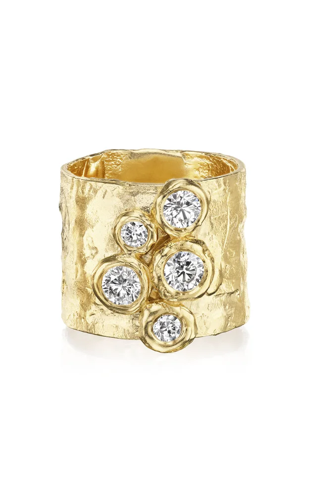 Romantica Cigar Band Diamond Ring