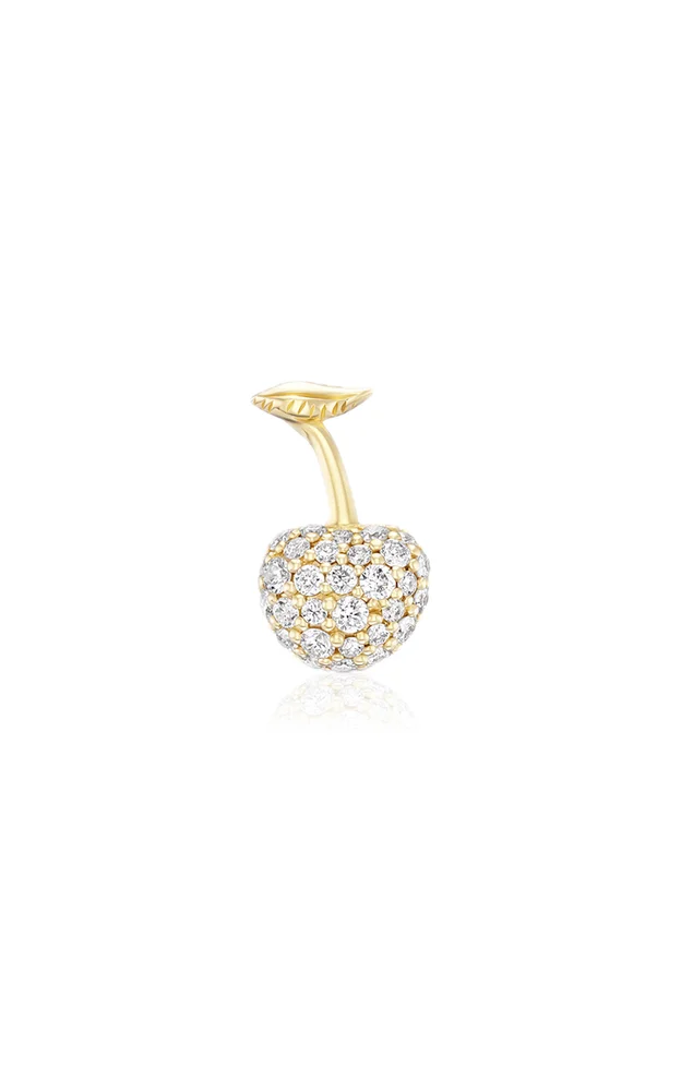 Diamond Cherry Single Earring