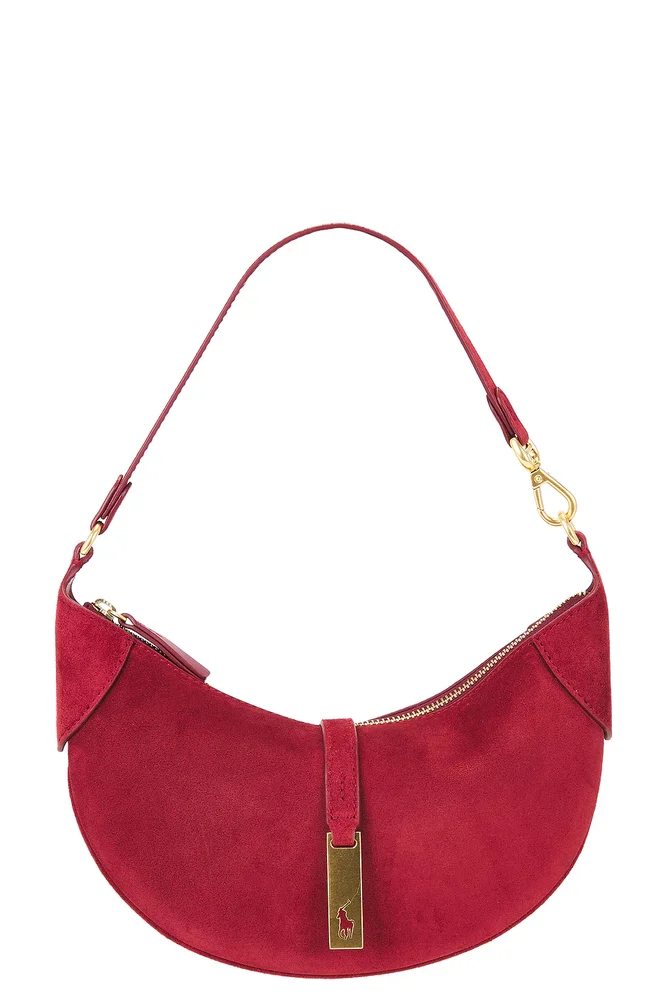 Suede Shoulder Bag Small