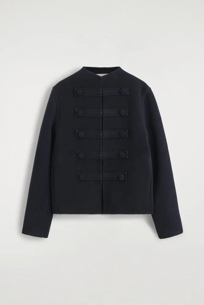 Double-faced Wool Uniform Jacket