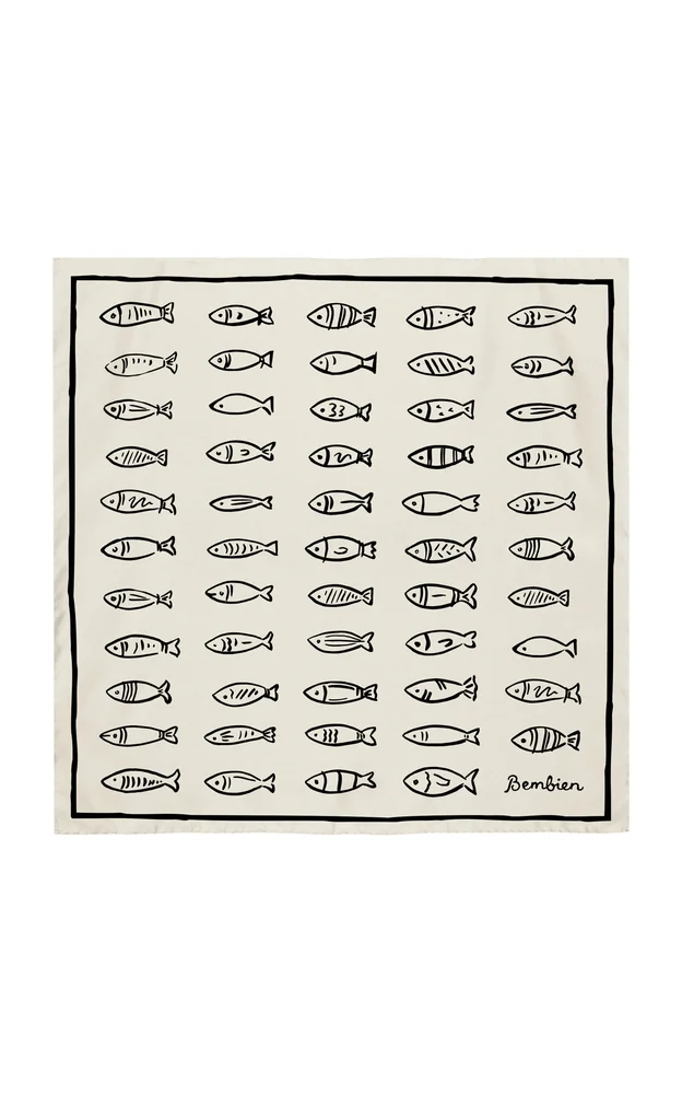 Pesce Silk Scarf