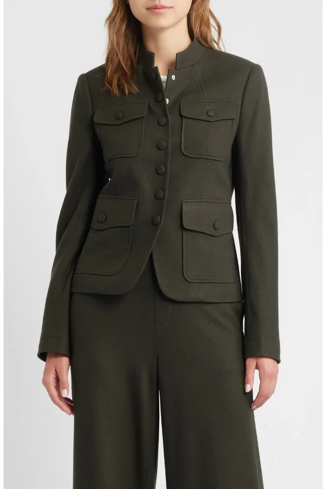 Mercer Wool Jacket (Army)