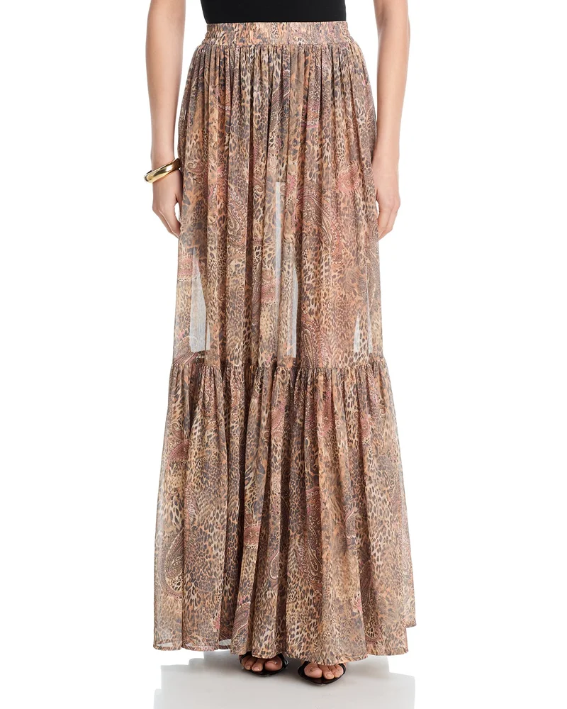 Ursie Smocked Waist Maxi Skirt