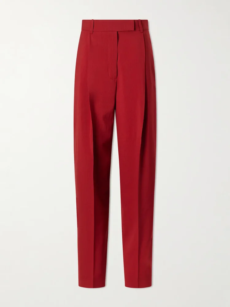 daria virgin wool tapered pants