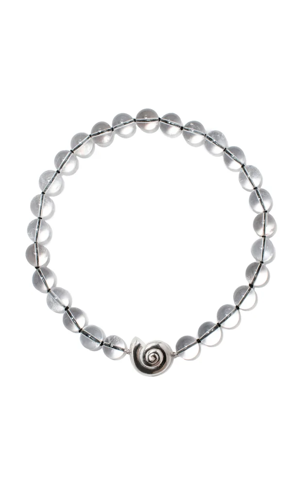 Nautilus Crystal Collar Necklace
