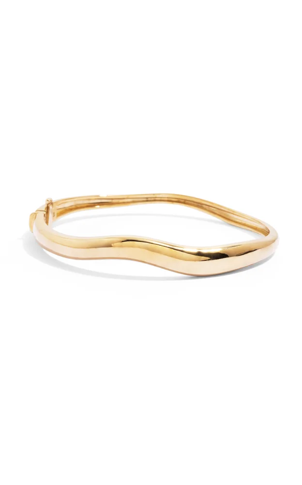 Liquid Love 14K Gold Bangle