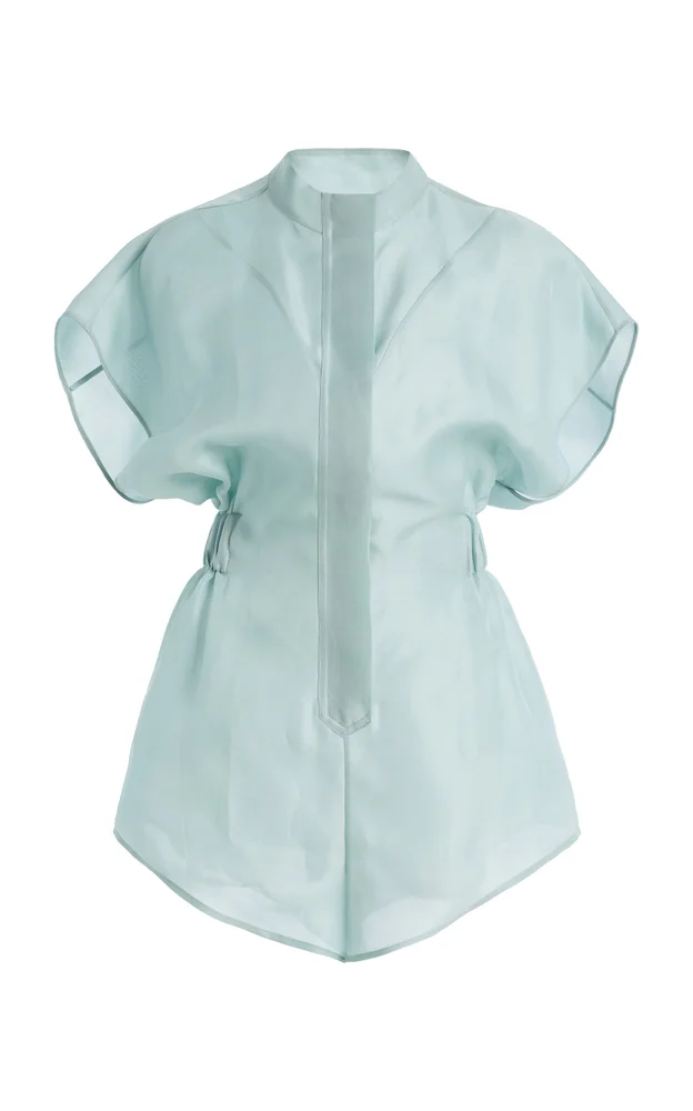 Racer Silk Gazar Playsuit