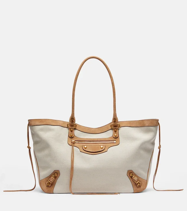Le City Beach Medium canvas tote bag