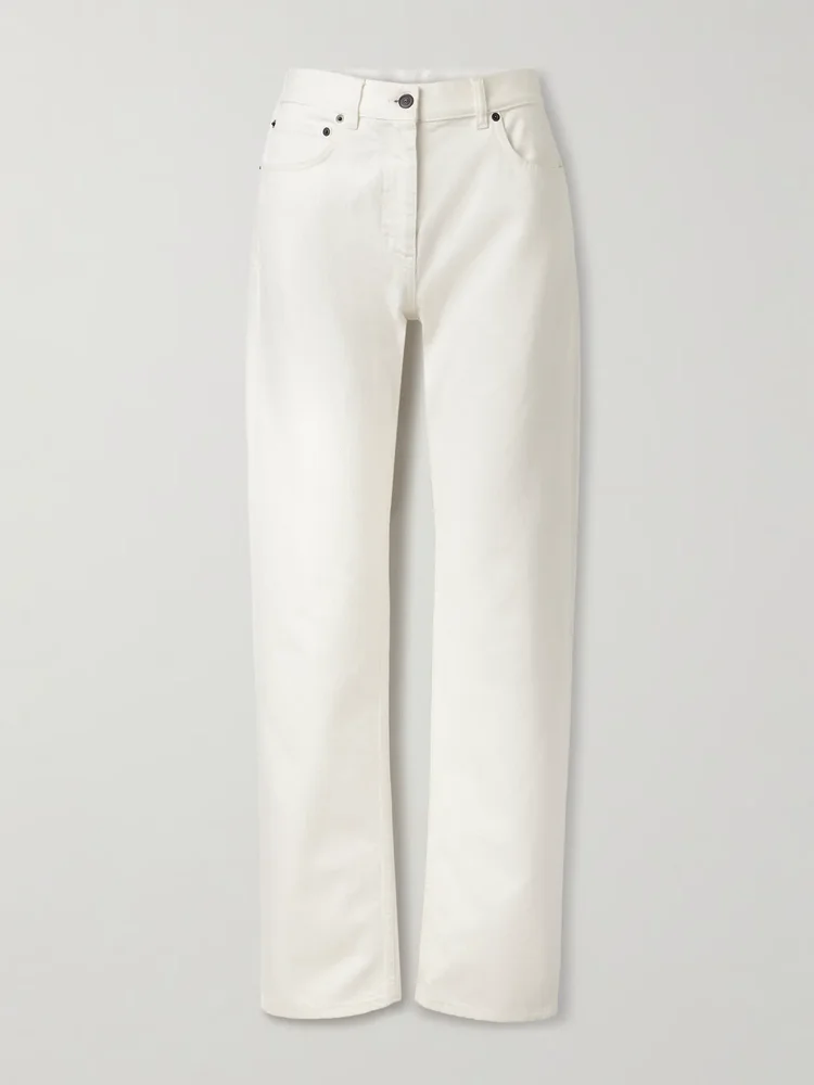 Burty low-rise straight-leg jeans