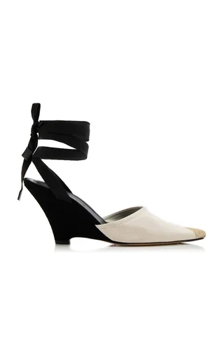 H Leather Espadrilles
