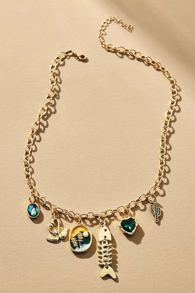 Dainty Take a Hike Charm Necklace