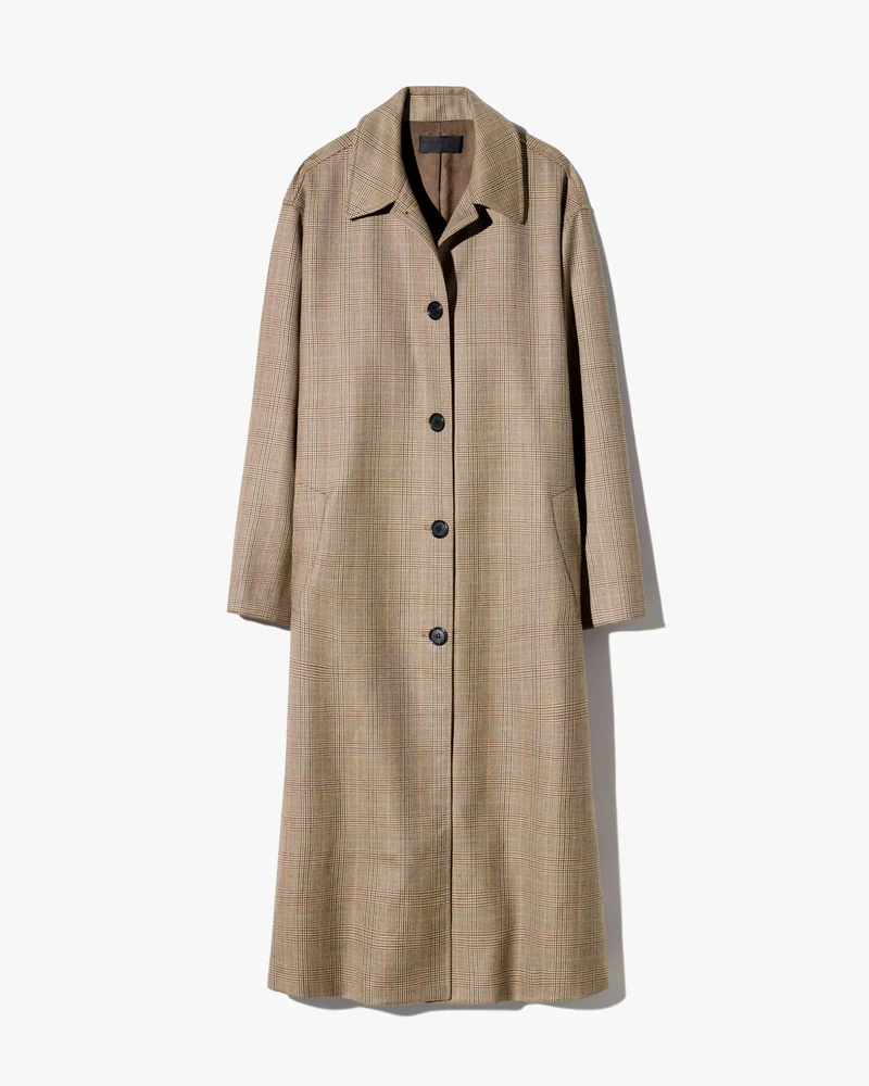 ADRIEN LONG WOOL DUSTER COAT