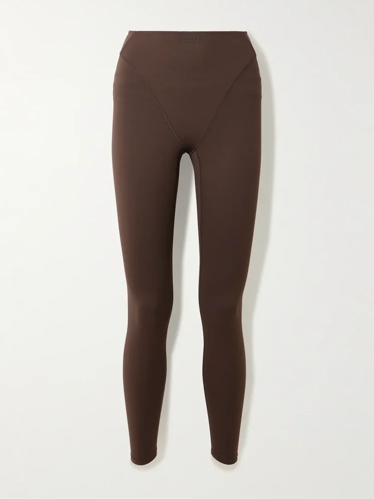 + Nike V-line 26" Leggings - Dark Sepia