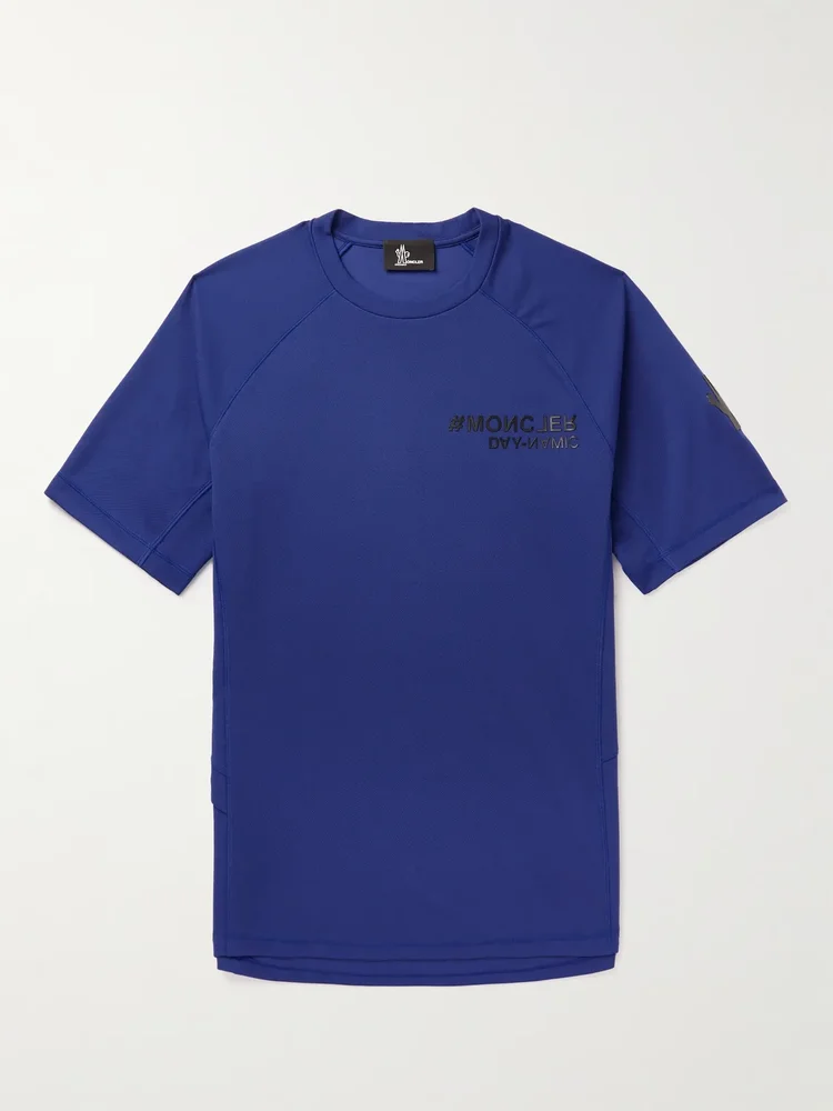 Logo-Appliquéd Stretch-Jersey T-Shirt