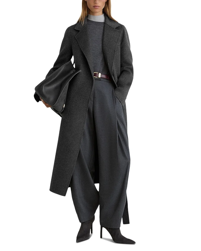Marlowe Wool Blend Belted Coat