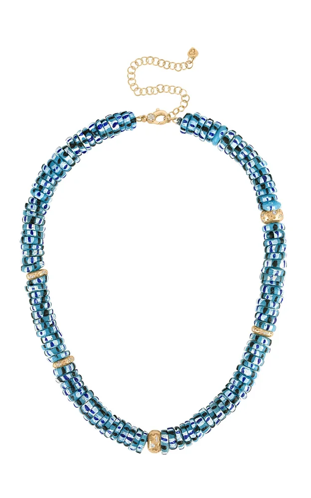 14K Yellow Gold Celestial Necklace