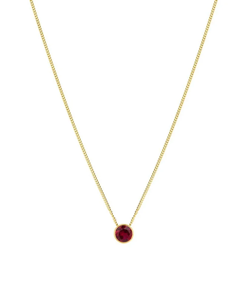 Birthstone Pendant Necklace
