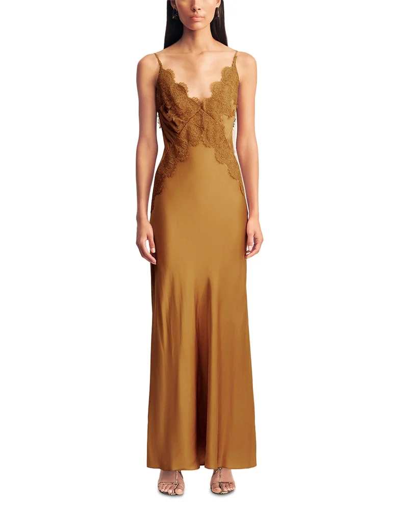 Simona Lace Slip Maxi Dress