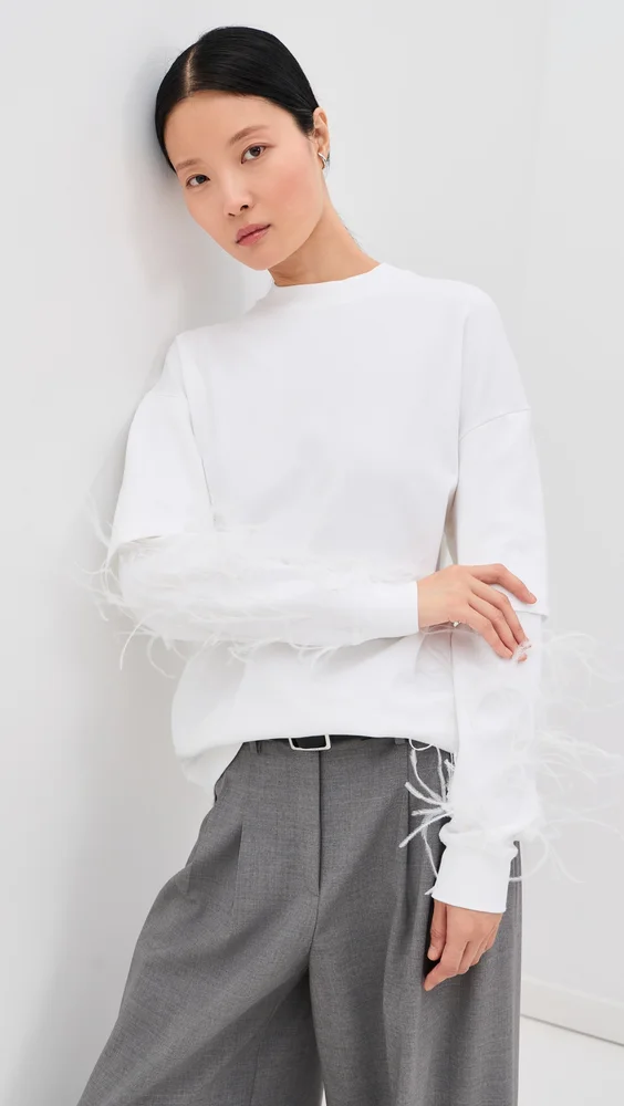 Troy Double Sleeve Feather Tee