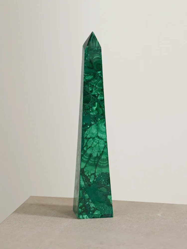 Malachite obelisk