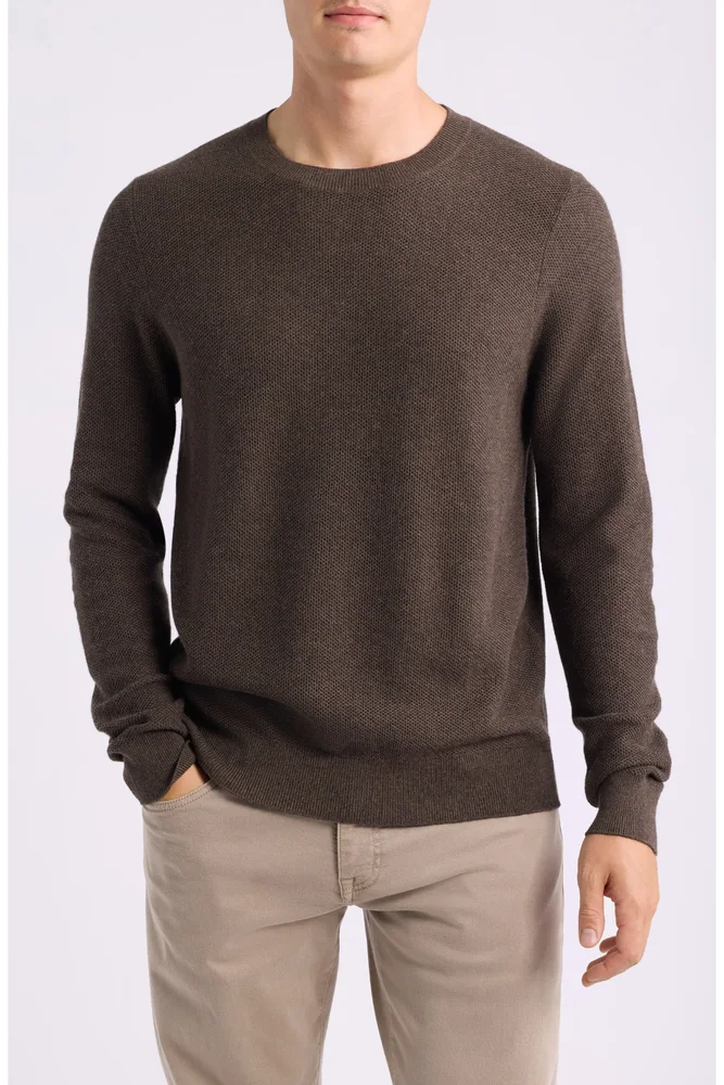 Cotton & Cashmere Crewneck Sweater