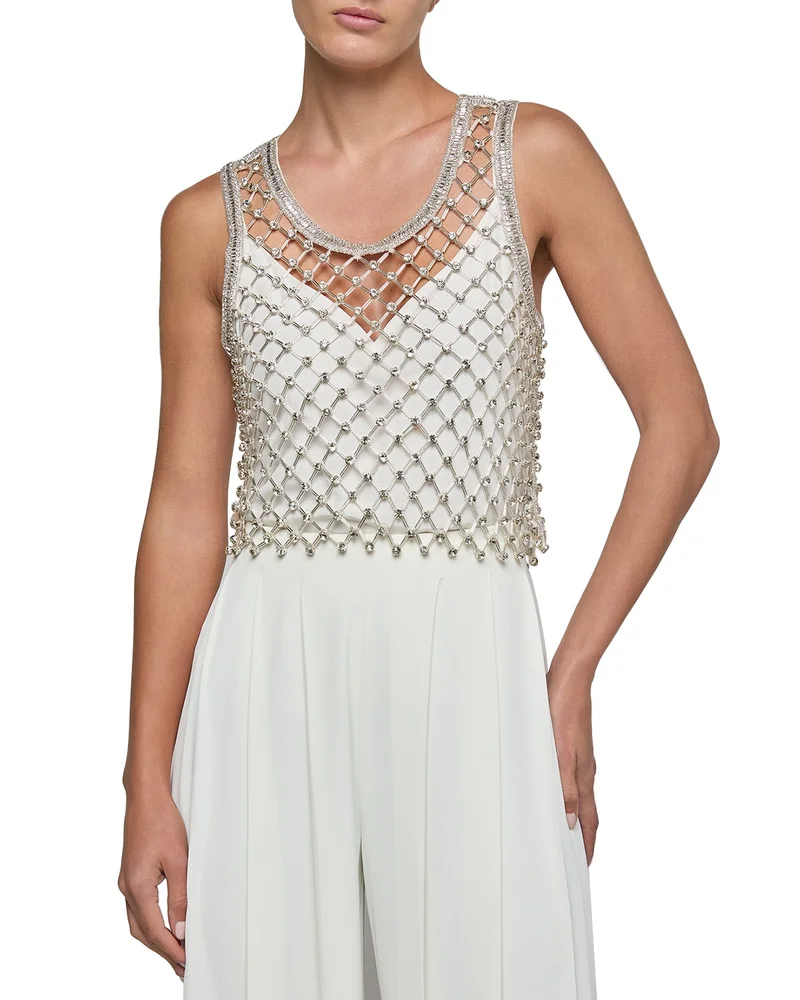 Freia Clear Crystal Tank Top