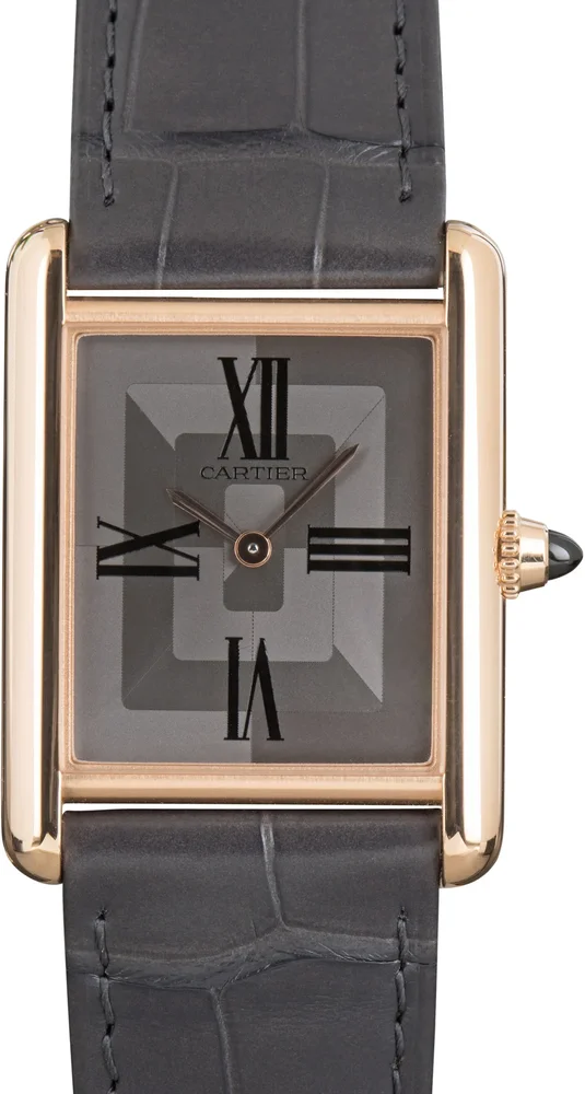 Pre-Owned Tank Louis WGTA0092 18K Rose Gold Large Model