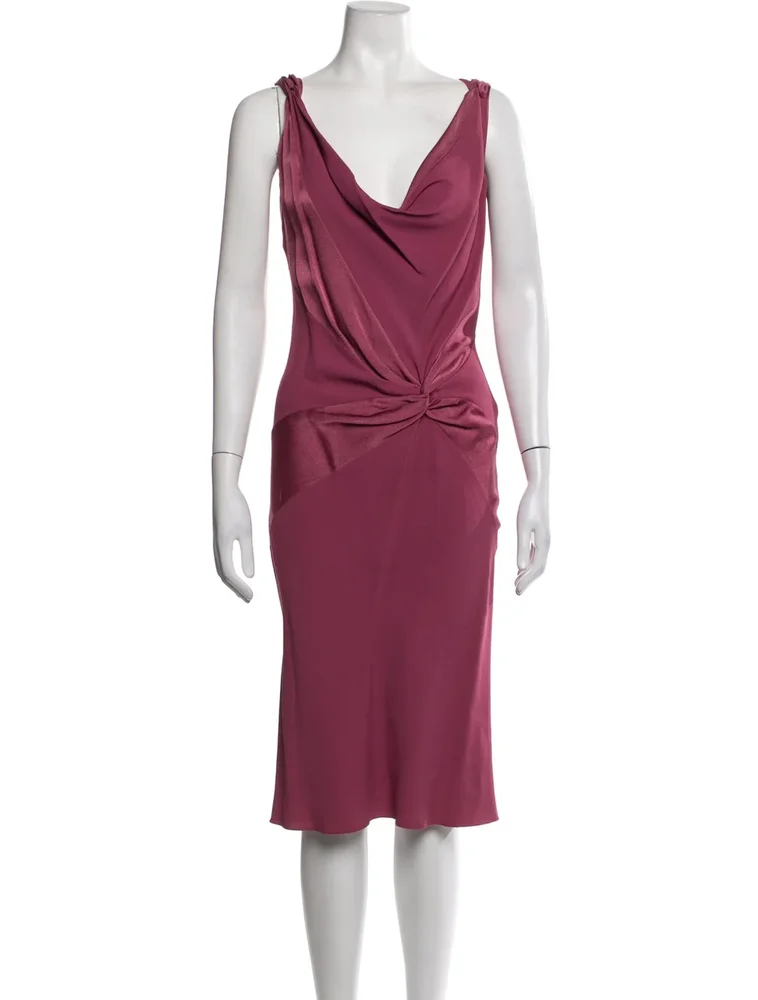 Vintage Knee-Length Dress