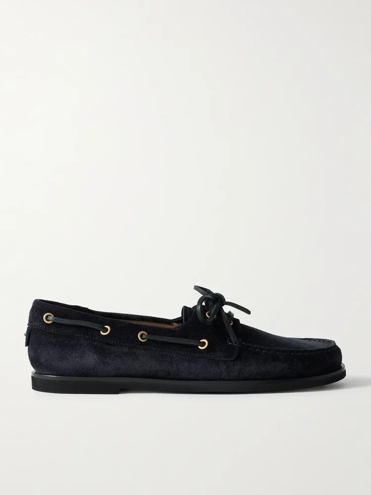 Vandée suede boat shoes