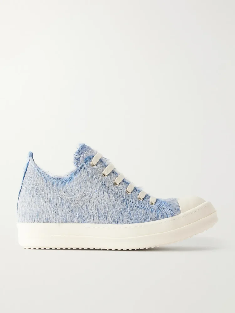 Ramones calf-hair and leather sneakers