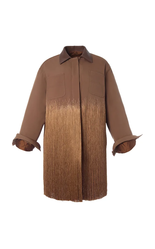 Barn Fringed Satin Jacket