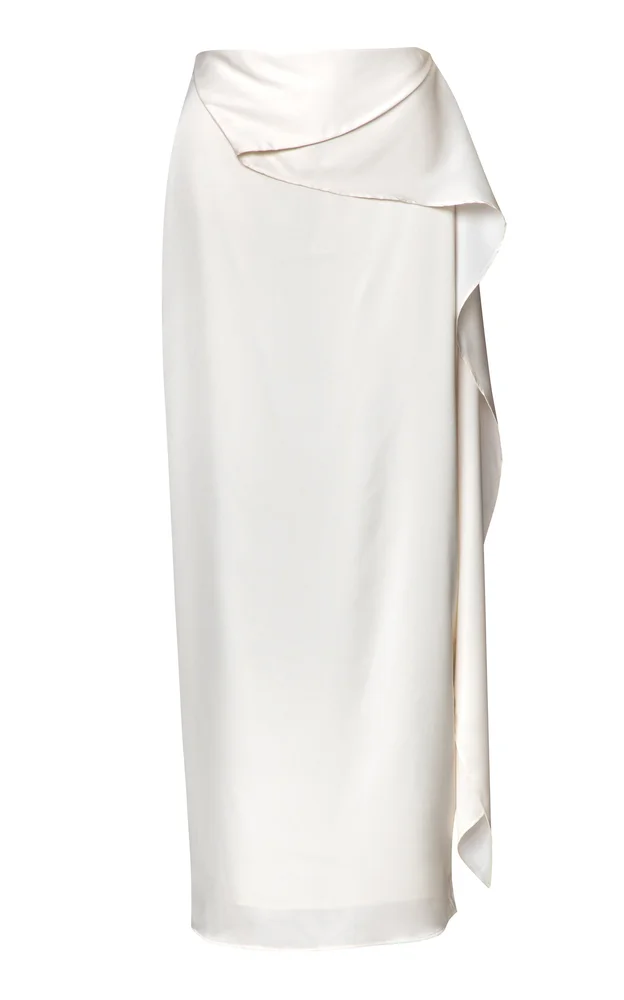 Lorena Satin Maxi Skirt