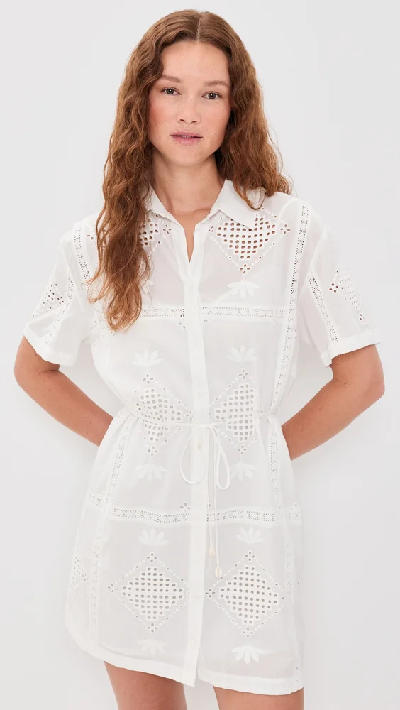 Annabelle Eyelet Mini Dress