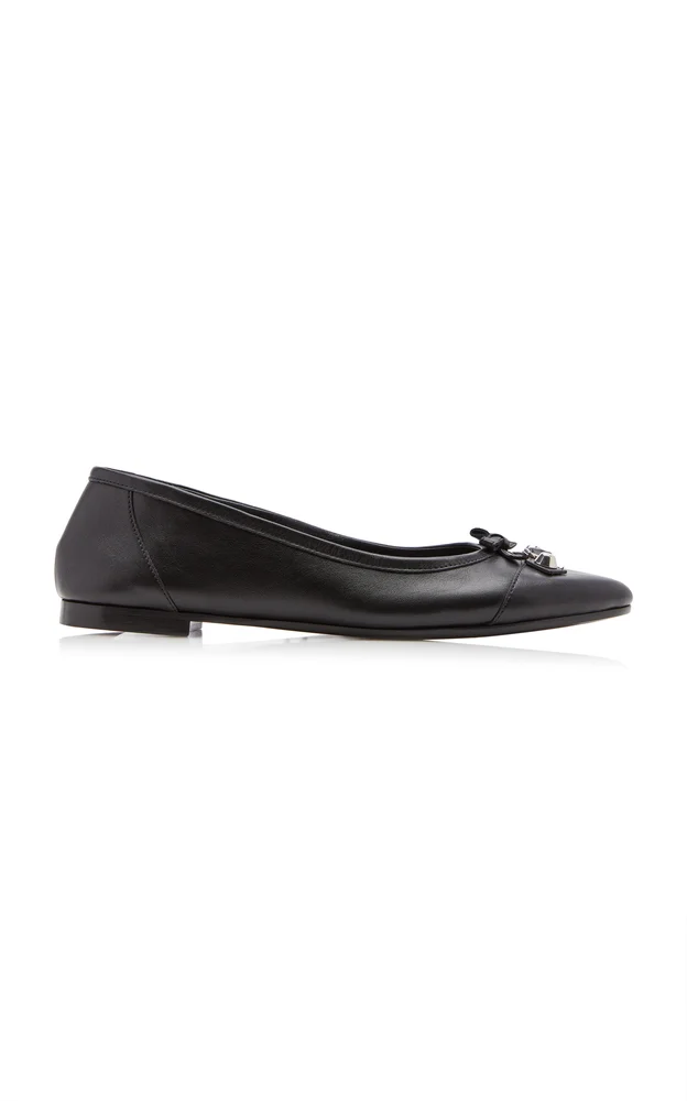 City Leather Ballet Flats