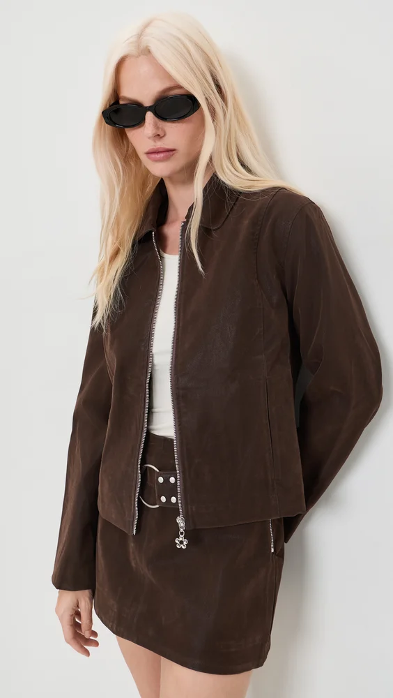 Shyla Faux Suede Jacket