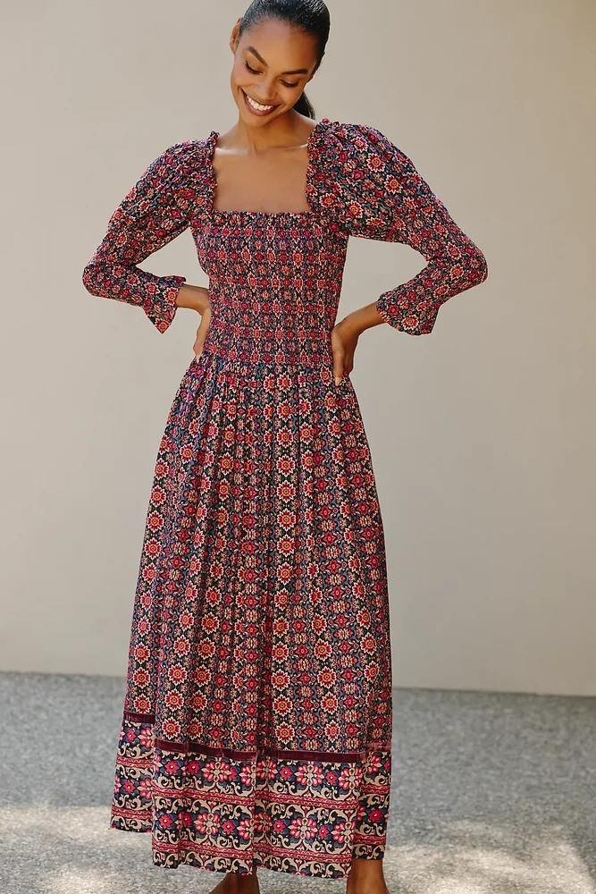 Jocelyn 100% Cotton Midi Dress