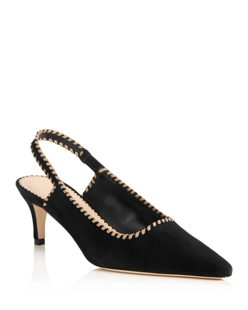 Women's Sylvie Suede Slingback Pumps