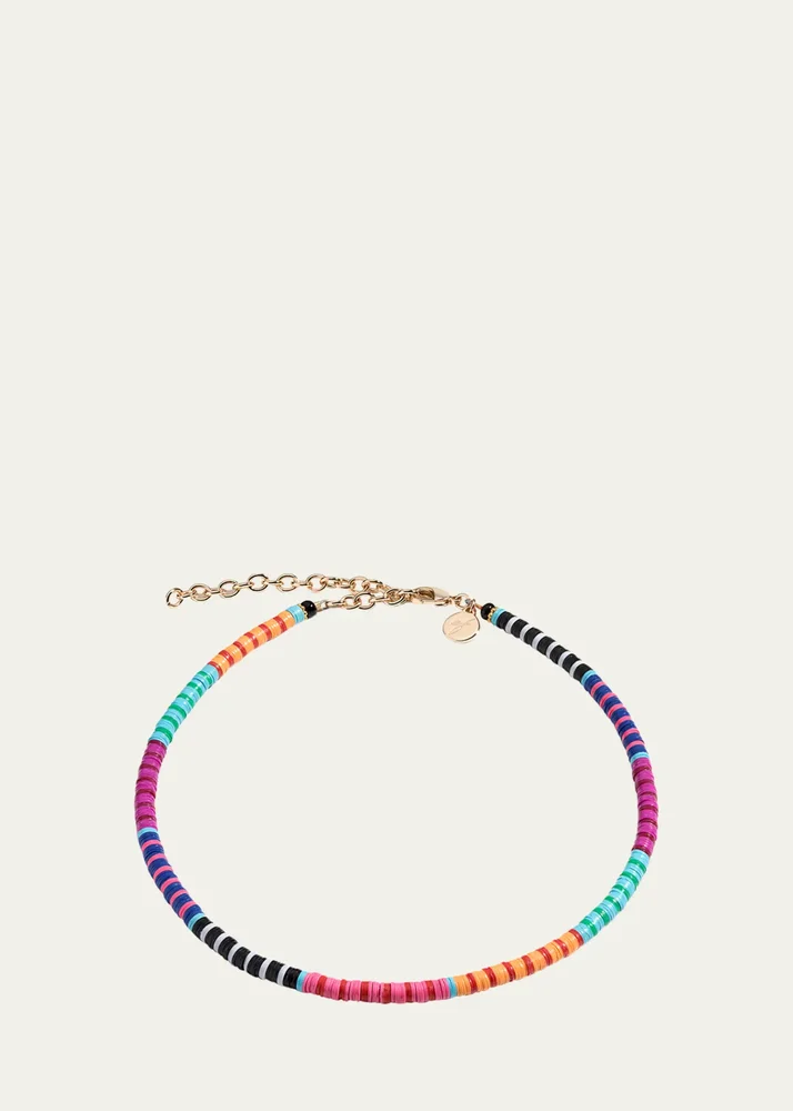 Louise Choker with 4mm Heishi Beads