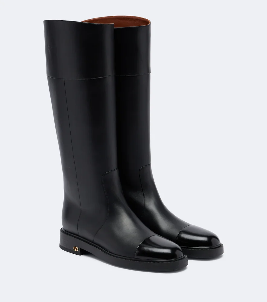 Zimmy leather knee-high boots