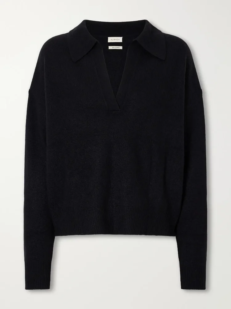 Kaia cashmere polo sweater