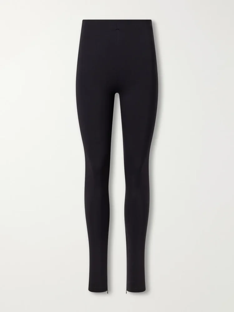 Millie high-rise stretch-jersey leggings
