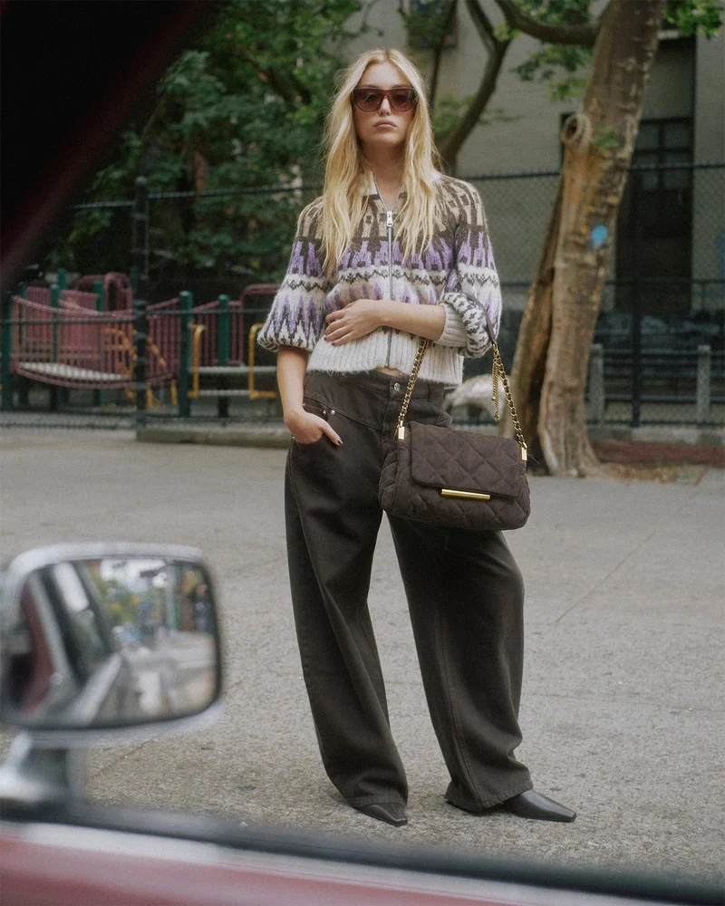 Tribeca High Rise Barrel Jeans in Espresso