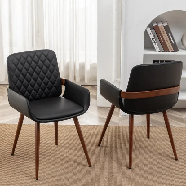 Kopelynn Modern Upholstered Dining Room Chairs (Set of 2)