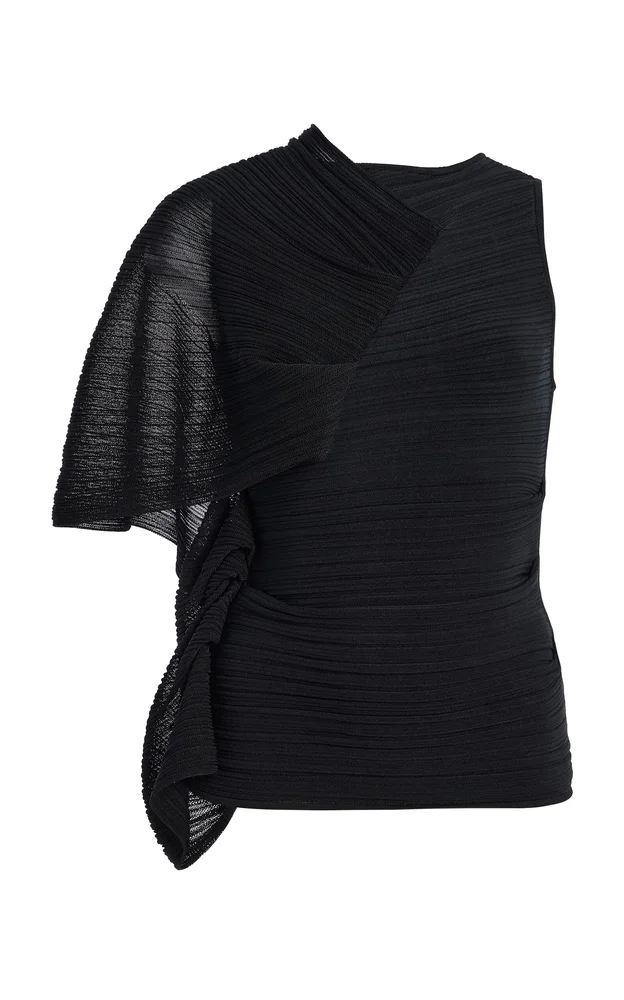 One-Shoulder Knit Top