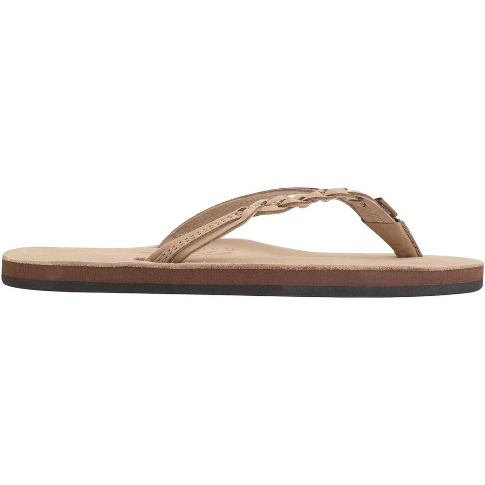 Flirty Braidy Flip Flop in Sierra Brown